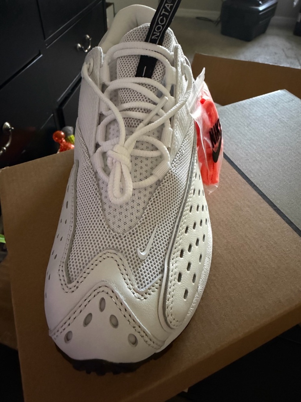 Nike Air Zoom Drive SP NOCTA X DRAKE- White/Black extra Orange shoe strings 16
